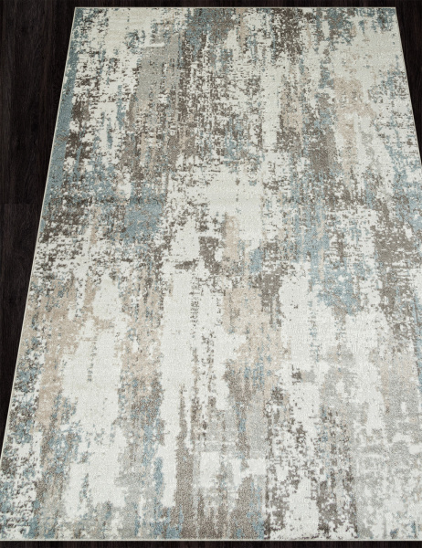 Российский прямоугольный ковёр F229 BEIGE-BLUE