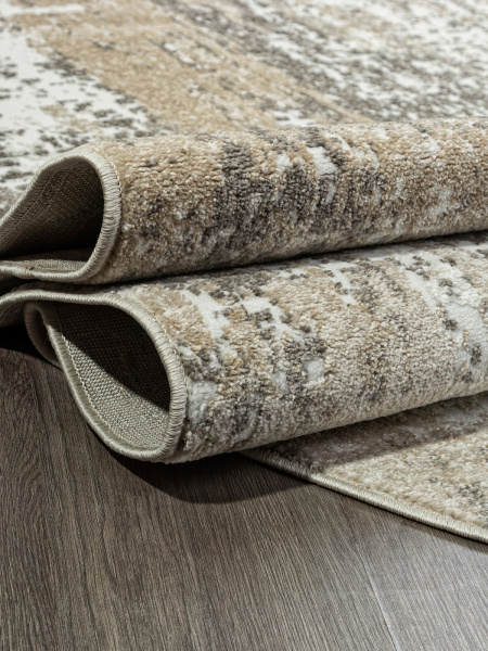 Российский овальный ковёр F229 BEIGE