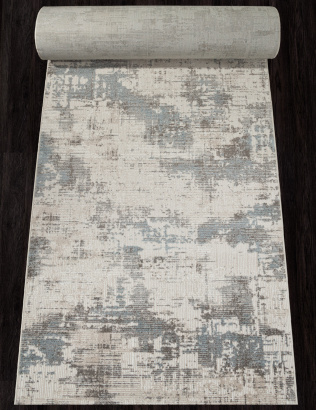 Российская прямоугольная дорожка F230 BEIGE-BLUE