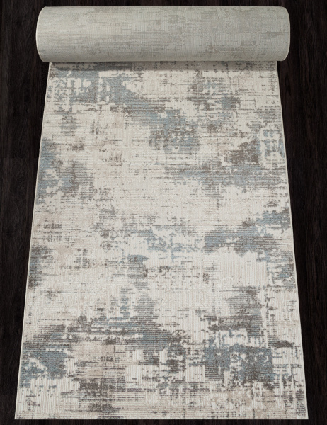 Ковровая дорожка F230 BEIGE-BLUE 
