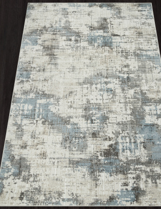 Российский прямоугольный ковёр F230 BEIGE-BLUE