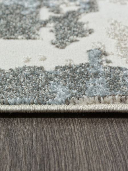 Российский овальный ковёр F231 BEIGE-BLUE