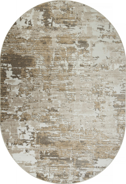 Российский овальный ковёр F231 BEIGE