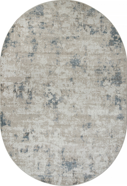 Российский овальный ковёр F232 BEIGE-BLUE