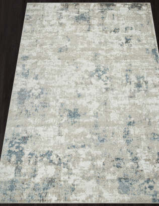 Российский прямоугольный ковёр F232 BEIGE-BLUE
