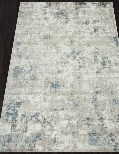 Российский прямоугольный ковёр F232 BEIGE-BLUE