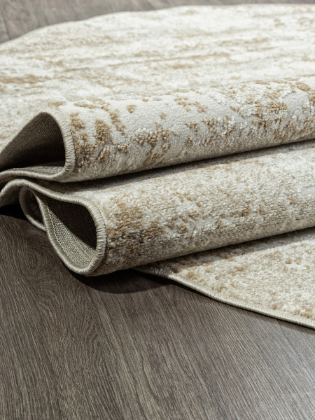 Российский овальный ковёр F232 BEIGE