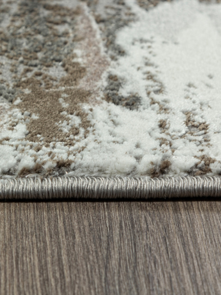 Российский овальный ковёр F238 GRAY-BEIGE