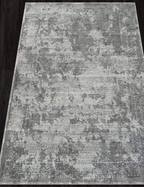Российский прямоугольный ковёр F239 GRAY-BEIGE