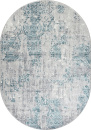 Российский овальный ковёр F281 GRAY