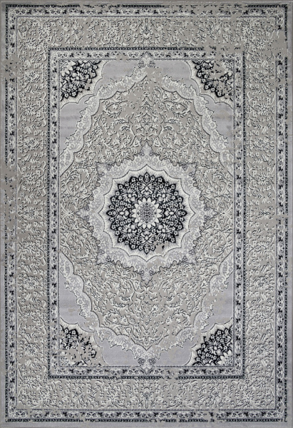 Российский прямоугольный ковёр F294 DARK GRAY