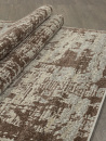 Российский прямоугольный ковёр F303 BEIGE-BROWN