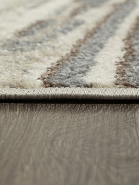 Российский прямоугольный ковёр F304 BEIGE-BROWN