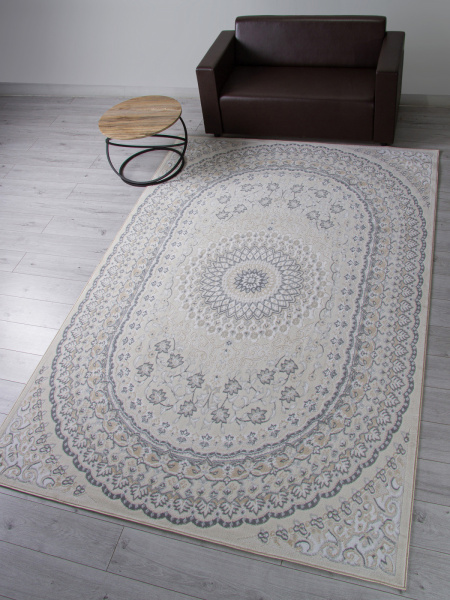 Российский прямоугольный ковёр F399 BEIGE