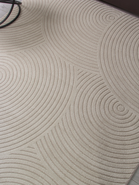 Российский прямоугольный ковёр F410 LIGHT CREAM