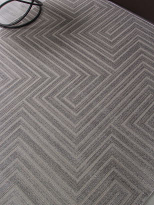 Российский прямоугольный ковёр F412 LIGHT GRAY