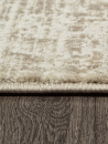 Российский овальный ковёр F415AE BEIGE / L.BROWN