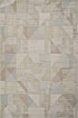 Российский прямоугольный ковёр F416AD BEIGE / L.BROWN