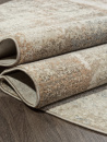 Российский овальный ковёр F428AB BEIGE / PUDRA