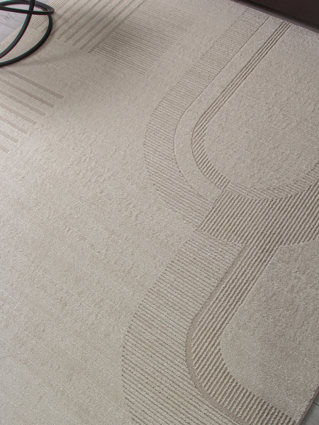 Российский прямоугольный ковёр F437 LIGHT CREAM