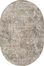 Российский овальный ковёр F445AF BROWN / CREAM