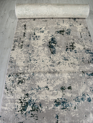 Российская прямоугольная дорожка F477 GRAY-BLUE