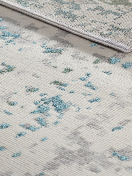 Ковровая дорожка F477 GRAY-BLUE 