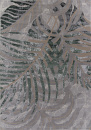 Российский прямоугольный ковёр F479 GRAY-GREEN
