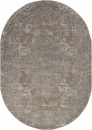 Российский овальный ковёр F481 BEIGE