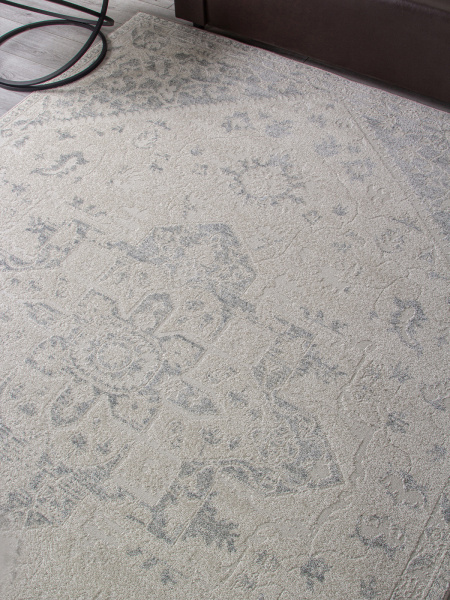 Российский прямоугольный ковёр F530 CREAM-BLUE