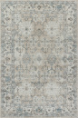 Российский прямоугольный ковёр G021 BEIGE-BLUE
