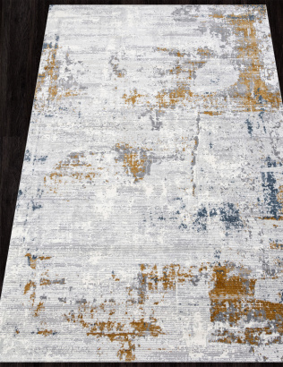 Российский прямоугольный ковёр GA012N GREY / MULTI