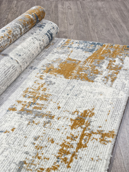 Российский прямоугольный ковёр GA012N GREY / MULTI