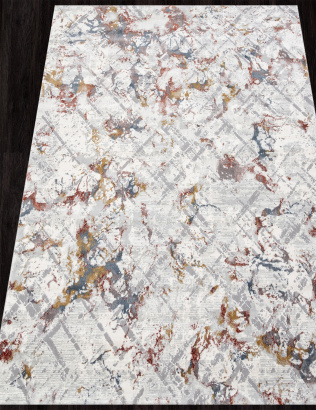 Российский прямоугольный ковёр GA015N GREY / MULTI
