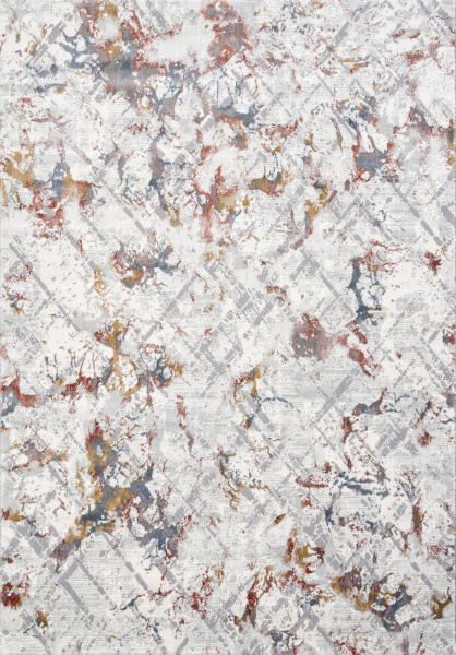 Российский прямоугольный ковёр GA015N GREY / MULTI
