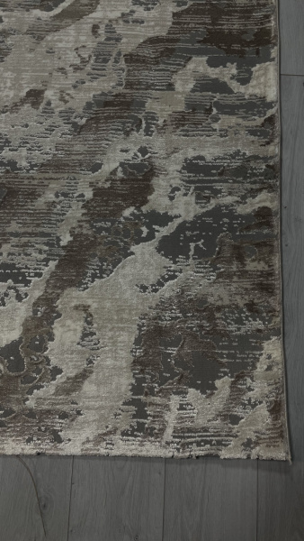 Ковровая дорожка GA017C GREY / BROWN 