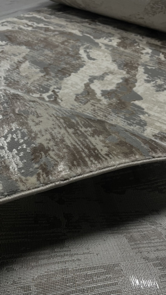 Ковровая дорожка GA017C GREY / BROWN 