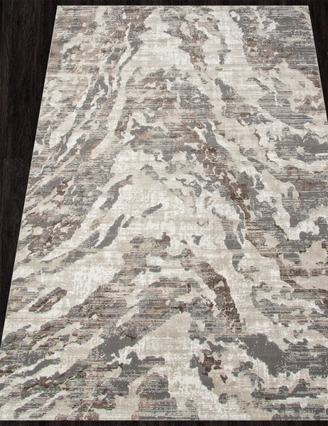 Российский прямоугольный ковёр GA017C GREY / BROWN