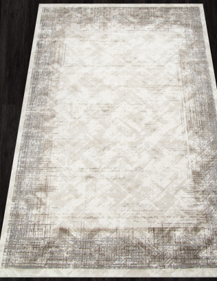 Российский прямоугольный ковёр GA019C GREY / BROWN
