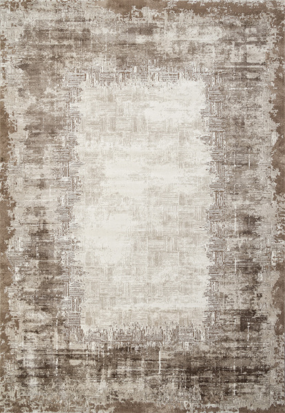 Российский прямоугольный ковёр GA020A BROWN / BROWN