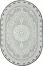 Российский овальный ковёр GL038G GREY / GREY