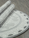 Российский овальный ковёр GL038G GREY / GREY