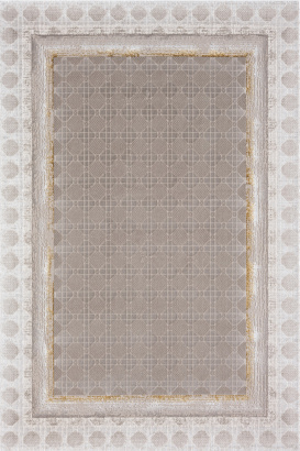 Российский прямоугольный ковёр GL056E BROWN / BROWN