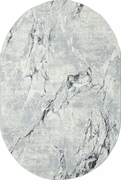 Российский овальный ковёр GL071G GREY / GREY