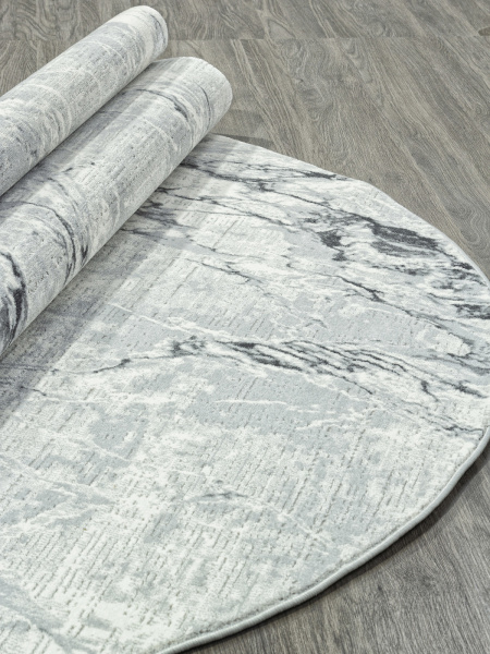 Российский овальный ковёр GL071G GREY / GREY