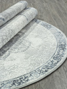 Российский овальный ковёр GL073T GREY / GREY