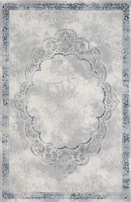 Российский прямоугольный ковёр GL073T GREY / GREY