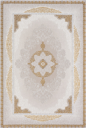 Российский прямоугольный ковёр GL074E BROWN / BROWN