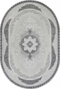 Российский овальный ковёр GL074G GREY / GREY