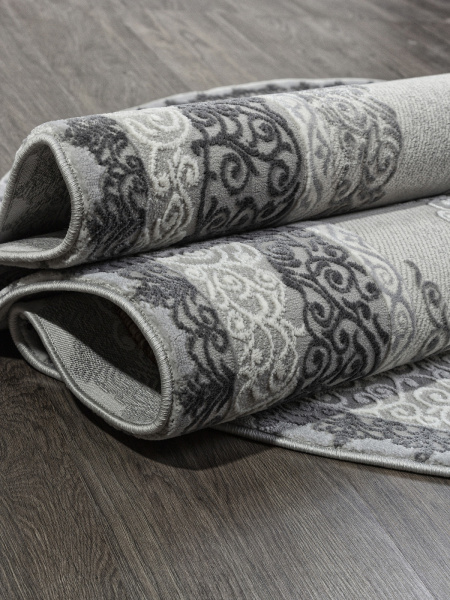 Российский овальный ковёр GL074G GREY / GREY